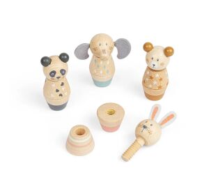 Bigjigs Toys Wooden Screw Animal 1 piece