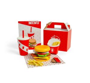 Bigjigs Toys Burger and fries set