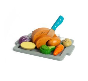 Bigjigs Toys Roast Chicken with Vegetables Set