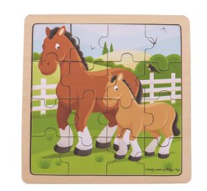 Bigjigs Toys puzzle Horse and foal