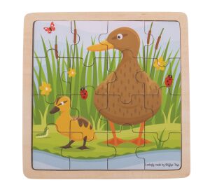 Bigjigs Toys puzzle Duckling with duckling