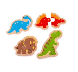 Bigjigs Toys Wooden Puzzle Dinosaurs