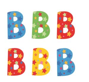 Bigjigs Toys Star Letter B