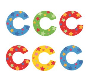 Bigjigs Toys Star Letter C