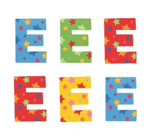 Bigjigs Toys Star Letter E