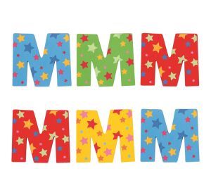 Bigjigs Toys Star Letter M