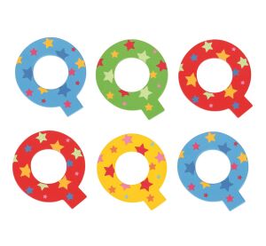 Bigjigs Toys Star Letter Q