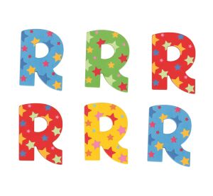 Bigjigs Toys Star Letter R