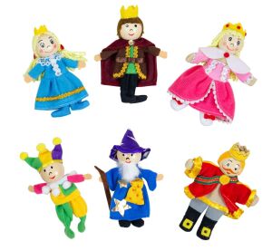 Bigjigs Toys Finger puppets fairy kingdom characters