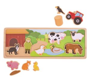 Bigjigs Toys Magnetic Puzzle Farm