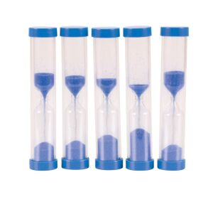 Bigjigs Toys Hourglass 5 minutes 1 piece blue