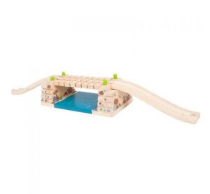 Bigjigs Rail Swinging bridge over the river