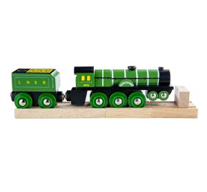 Bigjigs Rail Wooden replica of Flying Scotsman locomotive