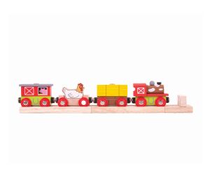Bigjigs Rail Train farm + 3 tracks