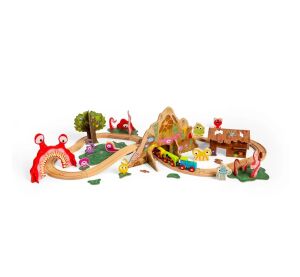 Bigjigs Rail Wooden Train Monsters