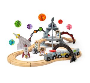 Bigjigs Rail Wooden Space Train