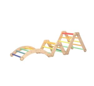 BusyKids Large folding climbing set rainbow