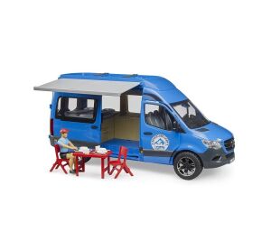 Bruder MB Sprinter Camper with driver and accessories
