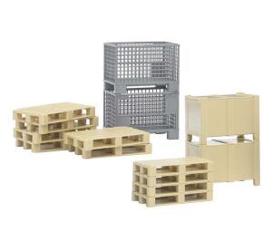 Bruder Logistics Set - Pallets and Crates