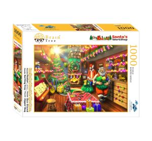 Brain Tree Puzzle Santa's Workshop 1000 pieces