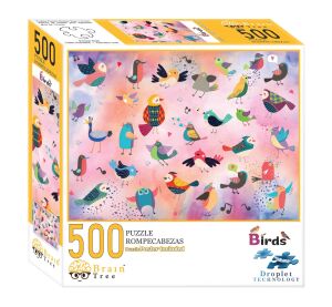 Brain Tree Puzzle Fairy Birds 500 pieces