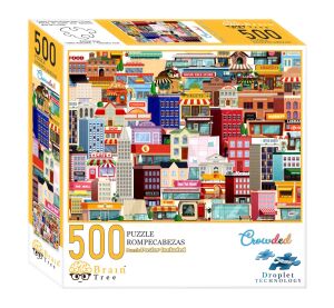 Brain Tree Puzzle Crowded City 500 pieces