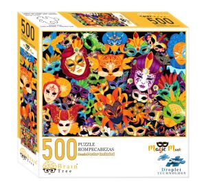 Brain Tree Puzzle Magic Masks 500 pieces