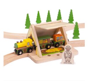 Bigjigs Rail Safari tent