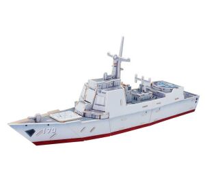 RoboTime 3D wooden puzzle Attack Ship Destroyer