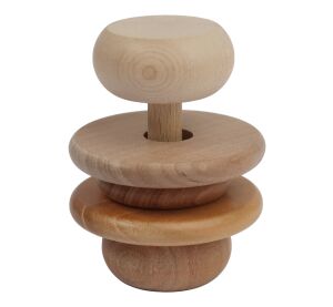 Natural wooden teether