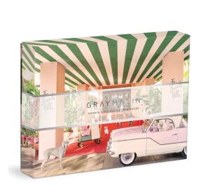 Galison Puzzle double-sided Dogs in the Beverly Hills Hotel 500 pieces