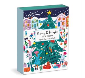 Galison Puzzle Advent Calendar 12 in 1