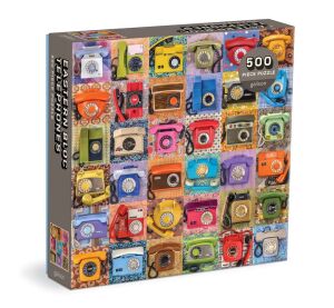 Galison Puzzle Troy Litten Eastern Bloc Telephones 500 pieces