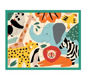 Mudpuppy Puzzle animals in the zoo 12 pieces