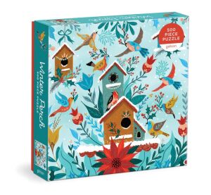 Galison Puzzle Winter Perch 500 pieces
