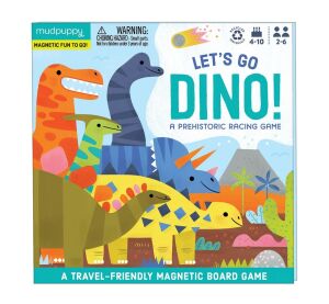 Mudpuppy Magnetic Board Game Come on, Dinosaurs!