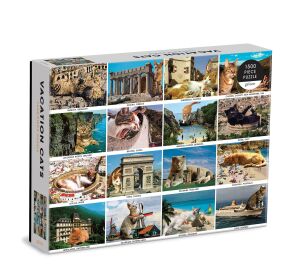Galison Puzzle Cats on holiday 1500 pieces