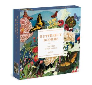 Galison Wooden Puzzle Garden of Butterflies 144 pieces