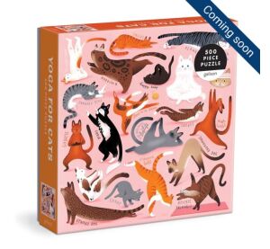 Galison Puzzle Yoga for cats 500 pieces