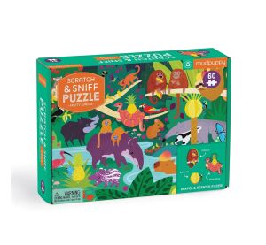 Mudpuppy Puzzle Fruit Jungle with scent 60 pieces