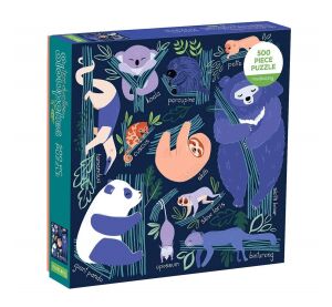 Mudpuppy Puzzle Nap in the trees 500 pieces