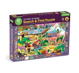 Mudpuppy Puzzle Fold and Search Nature 64 pieces
