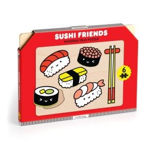 Mudpuppy Wooden Puzzle Friends Sushi