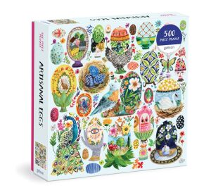 Galison Puzzle Painted Eggs 500 pieces