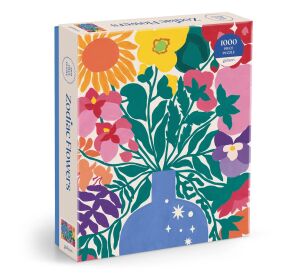 Galison Puzzle Flowers of the Zodiac 1000 pieces