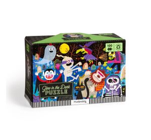 Mudpuppy Puzzle Haunted Castle - glow in the dark 100 pieces