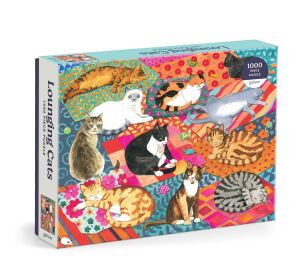 Galison Lazy Cat Puzzle 1000 pieces