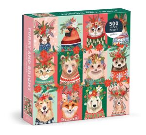 Galison Puzzle Christmas furry 500 pieces