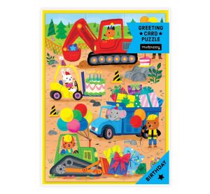 Mudpuppy Congratulations Puzzle On the construction site