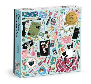 Galison Foil Puzzle Cat Elegance 500 pieces